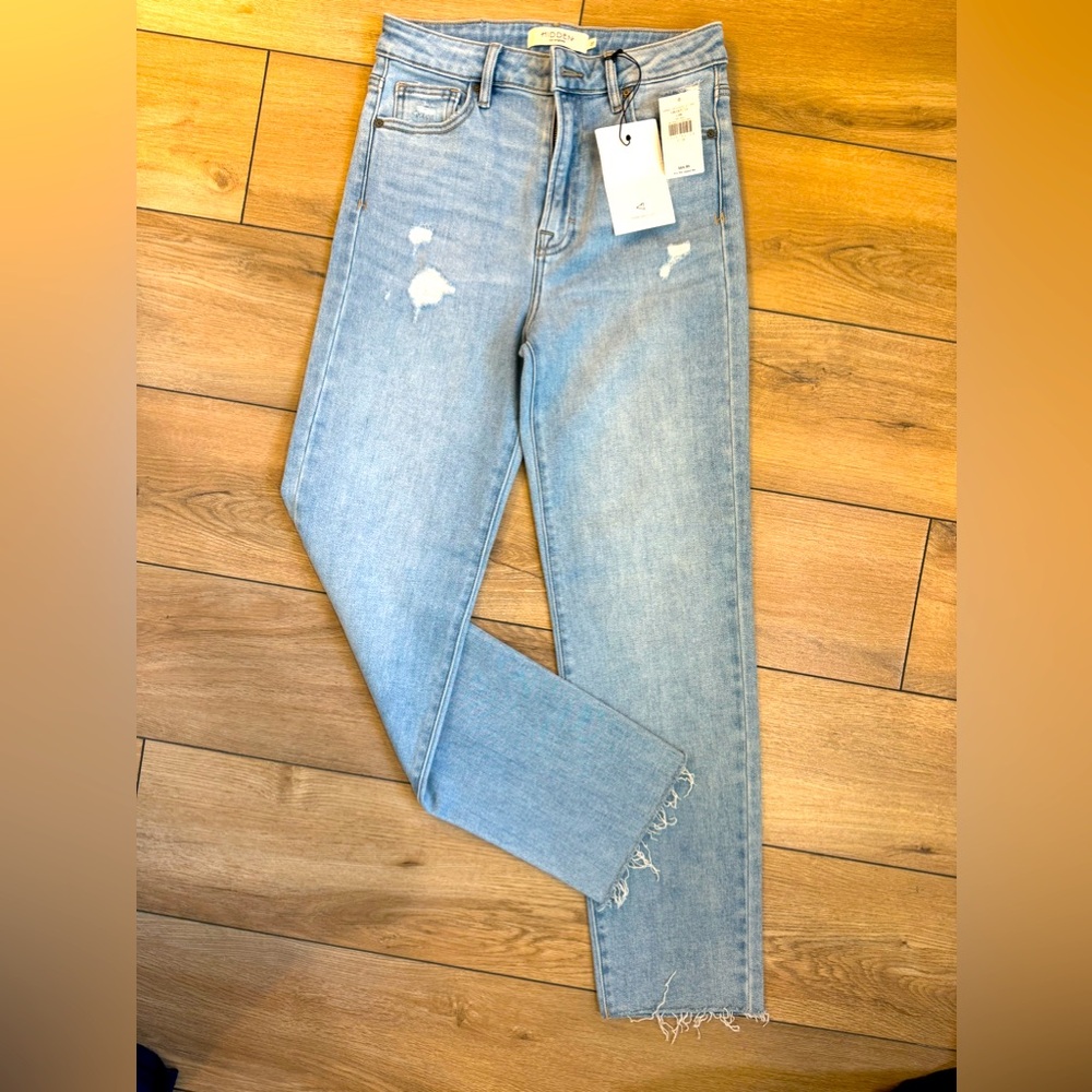 Hidden Jeans Cropped Straight Jeans